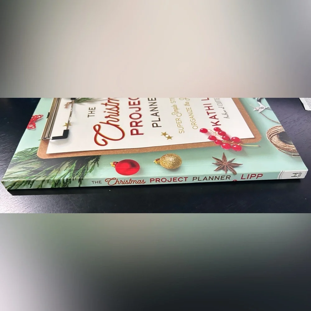 The Christmas Project Planner Organization Book Brand New